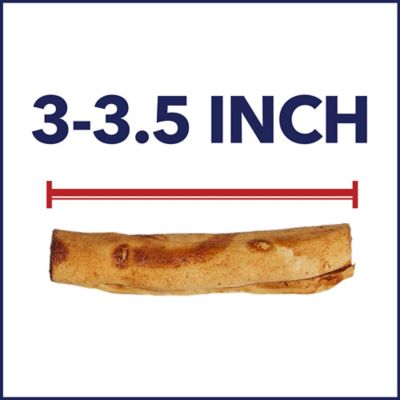 Image showing  3-3.5 in. American Beefhide Chicken Flavor Mini Rolls Dog Chew Treats, 35 ct.