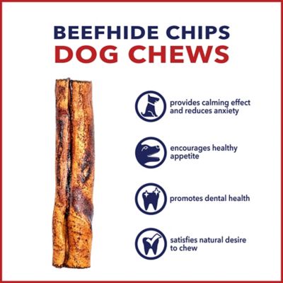Image showing  3-3.5 in. American Beefhide Peanut Butter Flavor Mini Rolls Dog Chew Treats, 35 ct.
