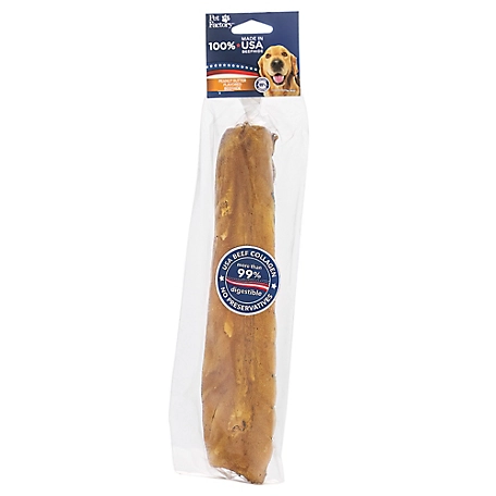 Pet Factory Peanut Butter Flavor Made in USA Beefhide Roll Dog Chew Treat, 10 in.