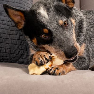 Image showing  4-5 in. Twistedz American Beefhide Bone Dog Chew Treats with Chicken Meat Wrap, 3 ct.