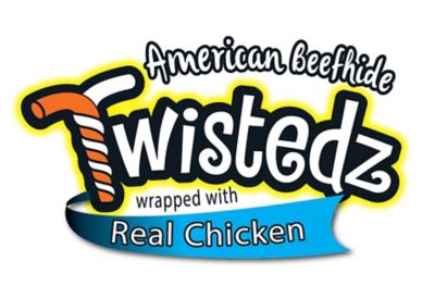 Image showing  5 in. Twistedz American Beefhide Twist Stick Dog Chew Treats with Chicken Meat Wrap, 20 ct.
