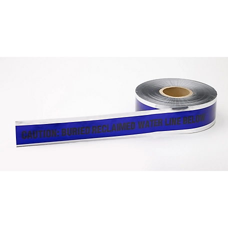 Mutual Industries 3 in. x 1,000 ft. Detect Reclaimed Water Tape