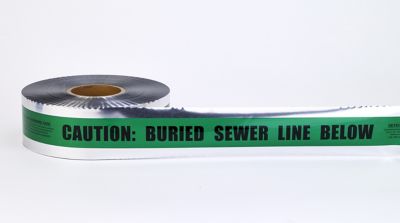 Mutual Industries 3 in. x 1,000 ft. Detect Sewer Line Tape