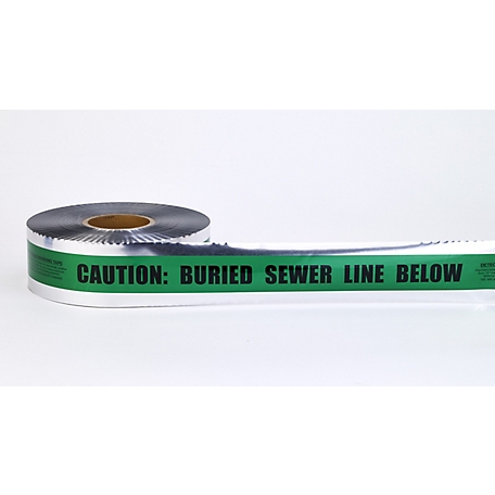 Mutual Industries 3 in. x 1,000 ft. Detect Sewer Line Tape