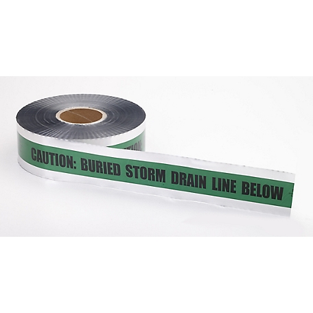 Mutual Industries 3 in. x 1,000 ft. Detect Storm Drain Tape