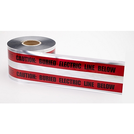 Mutual Industries 6 in. x 1,000 ft. Detect Electric Line Tape