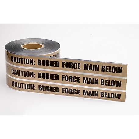 Mutual Industries 6 in. x 1,000 ft. Detect Force Main Tape