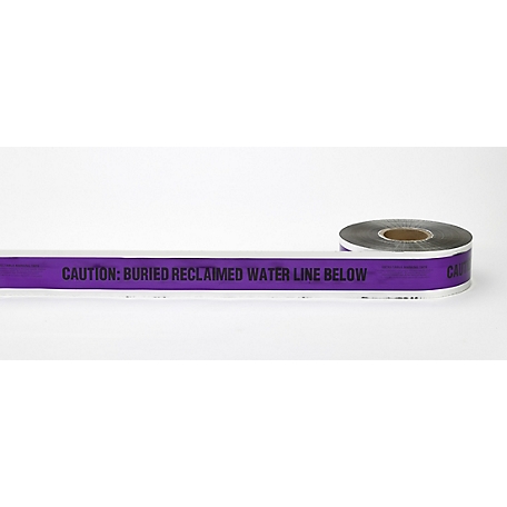 Mutual Industries 6 in. x 1,000 ft. Detect Reclaimed Water Tape