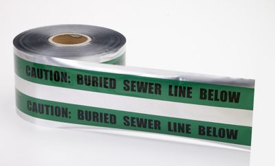 Mutual Industries 6 in. x 1,000 ft. Detect Sewer Line Tape