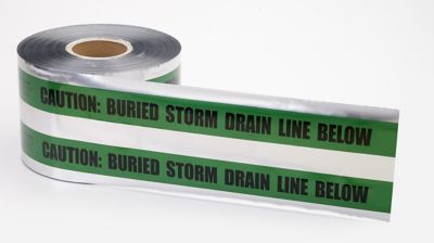 Mutual Industries 6 in. x 1,000 ft. Detect Storm Drain Tape