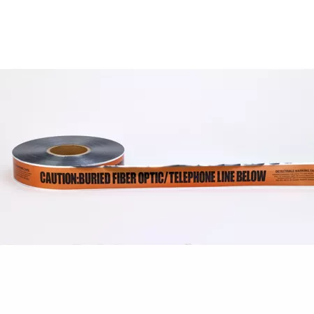 Mutual Industries 6 in x 1000 ft Tele/Fiber Optic Detection Tape Marking Flags