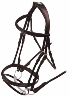 Shires Rapida Padded Raised Flash Bridle