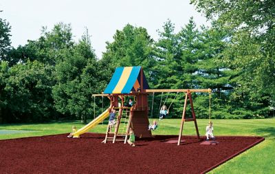 Image showing  37.5 cu. ft. Red Rubber Nugget Mulch