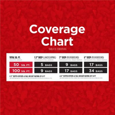 Image showing 5 th GroundSmart 75 cu. ft. Red Rubber Nugget Mulch