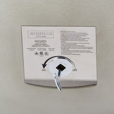 Image showing  38 in. Eldora Natural Gas Fire Bowl, Fog