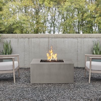 Jensen Estes Casual Square Propane Fire Table -  Jensen Co., 141LP-FLNT