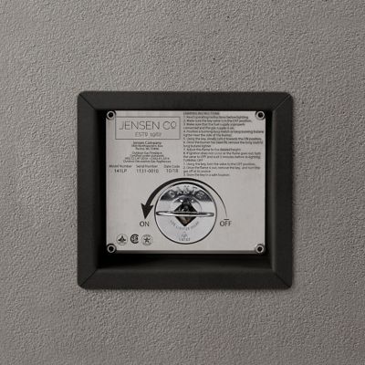 Image showing  Estes Casual Square Propane Fire Table