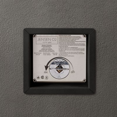 Image showing  Estes Casual Rectangle Propane Fire Table, Carbon