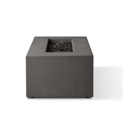 Image showing 6 th Jensen Estes Casual Rectangle Propane Fire Table, Carbon