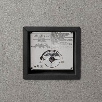 Image showing  Estes Casual Rectangle Propane Fire Table, Flint