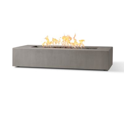 Image showing  Estes Low Rectangle Propane Fire Table, Flint