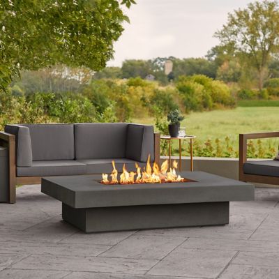 Jensen Geneva Low Rectangle Propane Fire Table