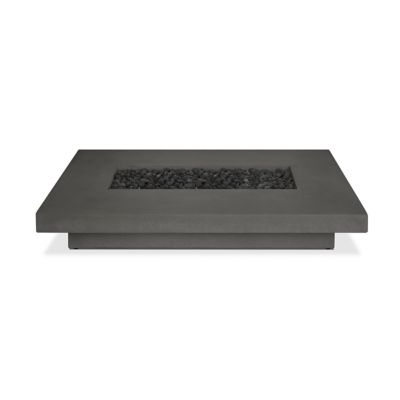 Image showing  Geneva XL Rectangle Propane Fire Table, Carbon