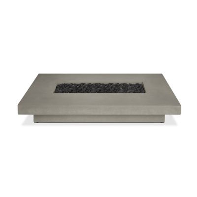 Image showing  Geneva XL Rectangle Propane Fire Table, Flint