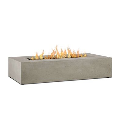 Image showing  La Valle Low Rectangle Propane Fire Table, 1590LP-CBN