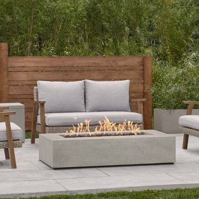 Jensen La Valle Low Rectangle Propane Fire Table