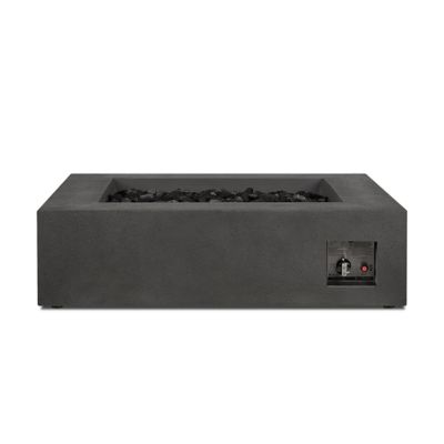 Image showing 6 th Jensen La Valle Low Square Propane Fire Table, Carbon