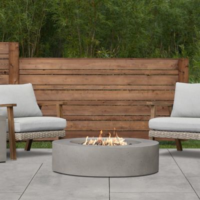 Jensen La Valle Round Propane Fire Table, Flint