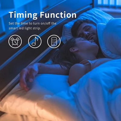 Image showing 5 th Avatar Controls 70 Watt Equivalent 800-Lumen 16.4 ft. Smart LED Light Strip with IR Remote, Multicolor