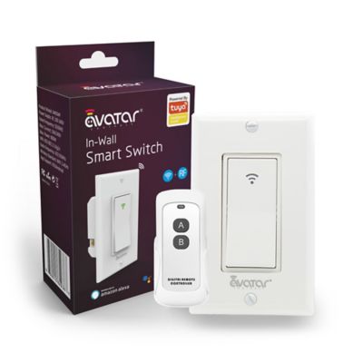 Avatar Controls 120V Smart Wi-Fi Single-Pole Switch with RF Remote