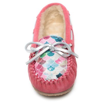 Minnetonka Girls' Cassie Moccasin Slippers