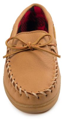 minnetonka moosehide fleece moc