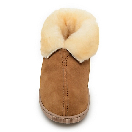 Minnetonka Men's Sheepskin Ankle Boot Slippers at Tractor Supply