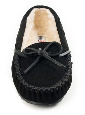 Minnetonka Women's Cally Moccasin Slippers