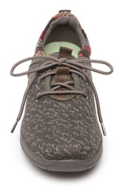 Minnetonka Sneakers casual da donna Eco Anew-Knit, Grigio, 40.5