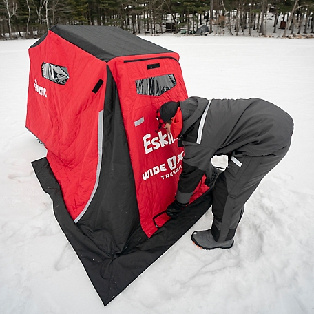 Eskimo Wide 1 XR Thermal, Sled Shelter, Insulated, Red/Black, 1 Person at  Tractor Supply Co.