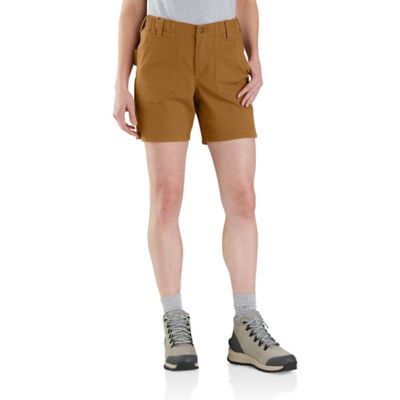 Carhartt Women's Relaxed Fit Rugged Flex Canvas Work Shorts