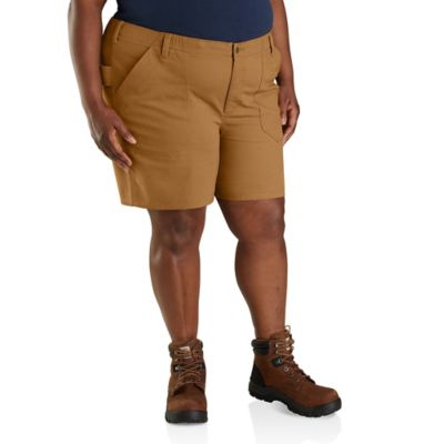 Image showing  Women's Relaxed Fit Rugged Flex Canvas Work Shorts