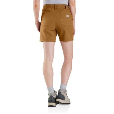 Image showing  Women's Relaxed Fit Rugged Flex Canvas Work Shorts