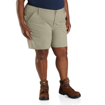 Image showing  Women's Relaxed Fit Rugged Flex Canvas Work Shorts