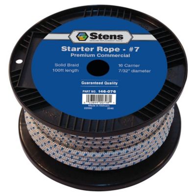 Stens 100 ft. Solid Braid Starter Rope, #7