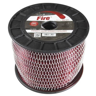 Stens 0.080 in. x 2,025 ft. Silver Streak Fire Trimmer Line, Red
