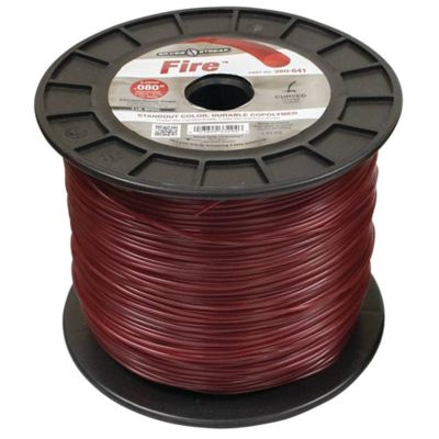 Image showing  0.080 in. x 2,025 ft. Silver Streak Fire Trimmer Line, Red