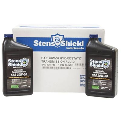 Stens Universal Hydrostatic Transmission Fluid, SAE 20W-50, 32 oz., 12-Pack