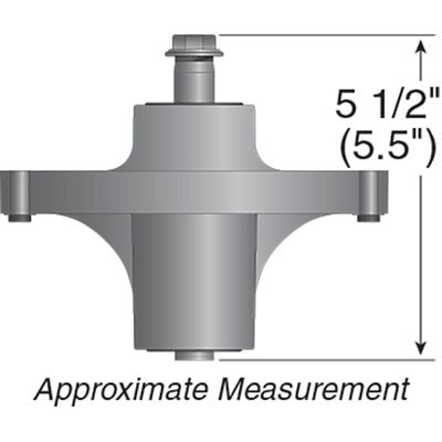 Image showing  Lawn Mower Spindle Assembly for Exmark and Toro Mowers, Replaces OEM 117-7439
