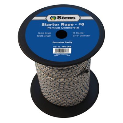 Stens 100 ft. Solid Braid Starter Rope, #6